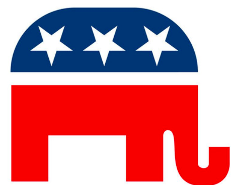 i_idees's tweet photo. Tout est dans le logo, depuis le début... et on n'a rien vu. Un éléphant ça Trump énormément. https://t.co/5VTfhV8k5A