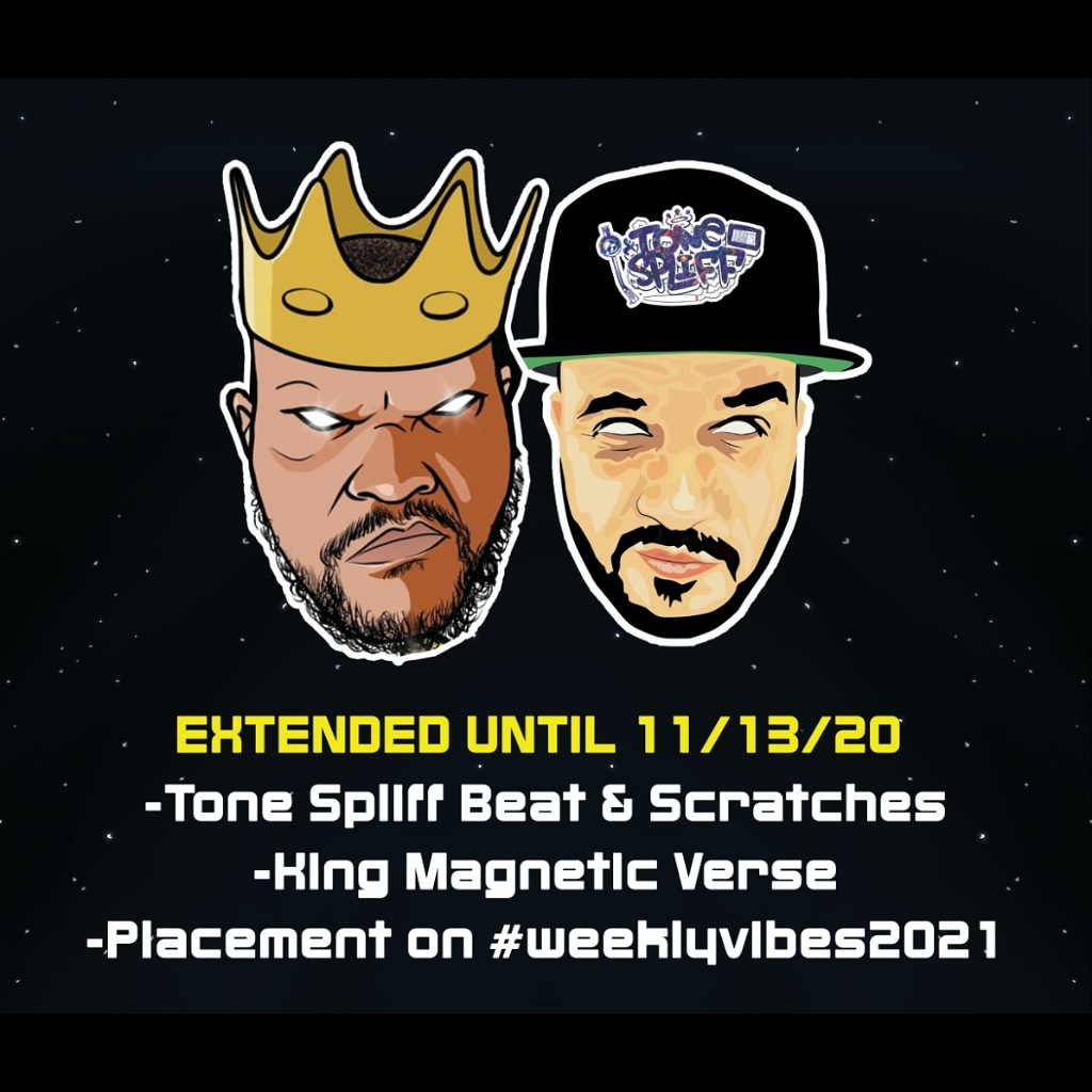 kingmagnetic's tweet photo. Doing three more or until 11/13/20! DM for info and peep the LP! Link in bio: https://t.co/WycvOdg9H9 #kingmagnetic #magmob #tonespliff #nobodyssafe #hiphophead #rapfeatures #boombap #scratchhook https://t.co/zYfuhe5n3q
