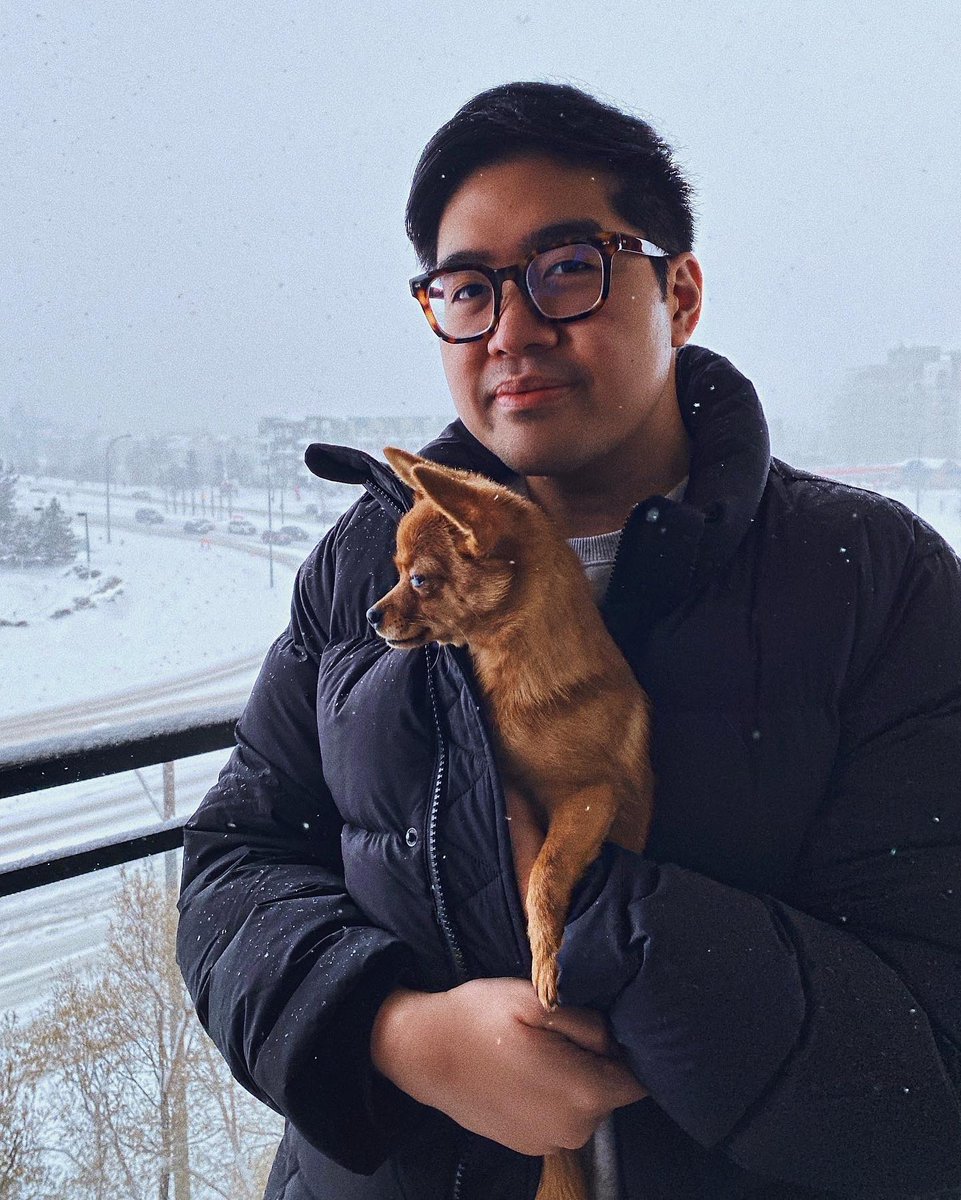 snow day ❄️ bundled up with butters in the #mrsuperpuff 🖤
@aritzia #aritzia #tnabyaritzia #thesuperpuff