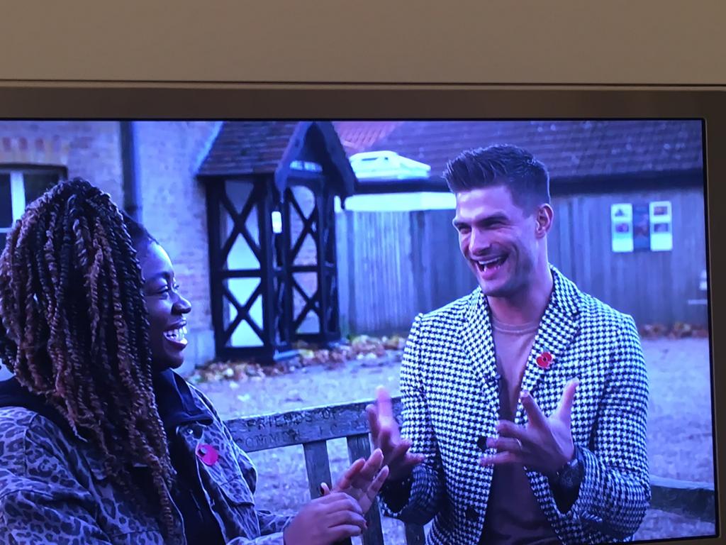 WWindmillMuseum's tweet photo. If you are a Strictly fan you'll have seen Cara and Aljaz at the Windmill this evening. Let's hope its magic rubs off on them! Of course we wish the best of luck to all the contestants. https://t.co/J9CBNnDjcD