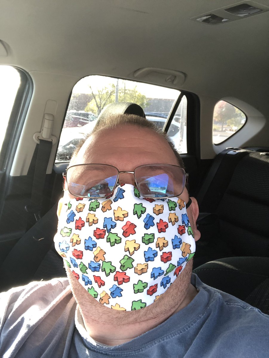 tacticmeepdepot's tweet photo. Rocking my new Meeple mask https://t.co/3xL7nuHddj