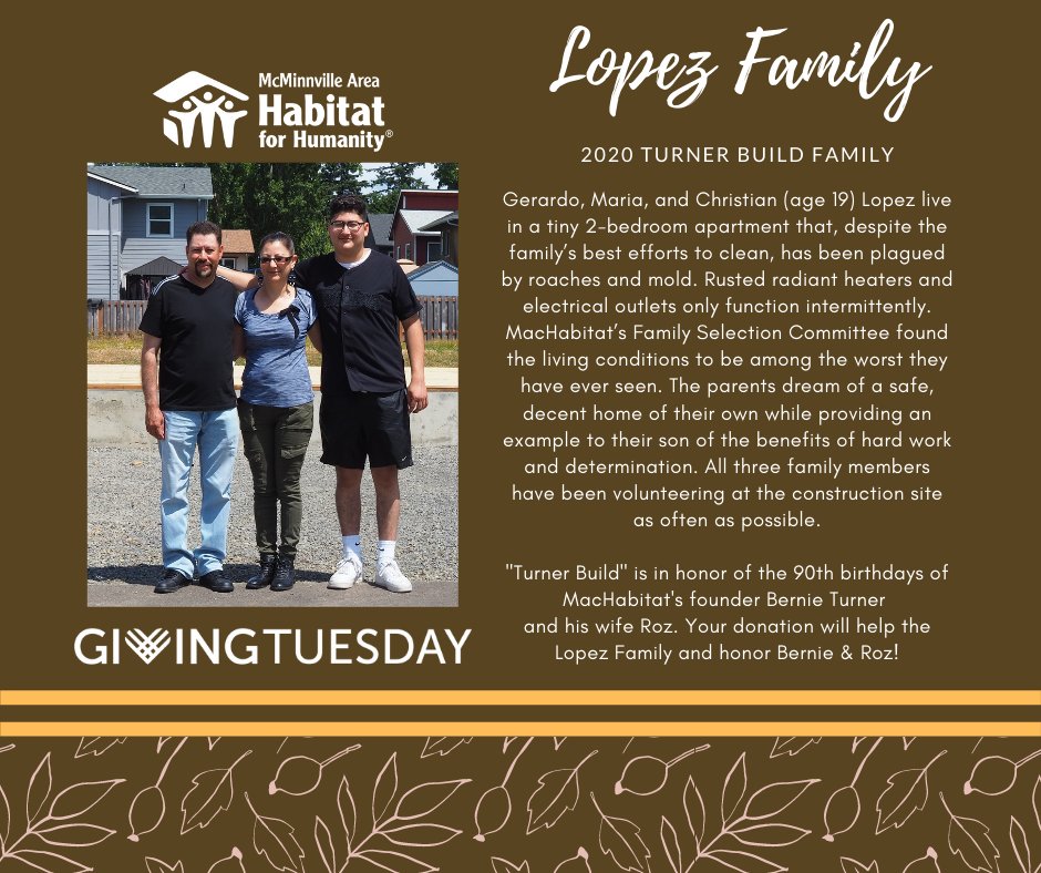 #TurnerBuild #MacHabitat #HabitatForHumanity #GivingTuesday