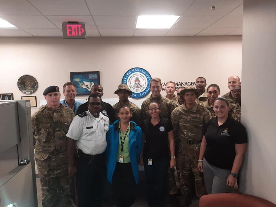 martynroper's tweet photo. All clear on Grand Cayman, not yet on Sister Islands. I thank all emergency responders for great work on GC in tough conditions. DG, NEOC, CUC, Water Authority, NRA, RCIPS, Fire Service, HMCI and all who supported. Good to see #Regiment play a key role too. #caymanstrong https://t.co/jIrrRnbOEy