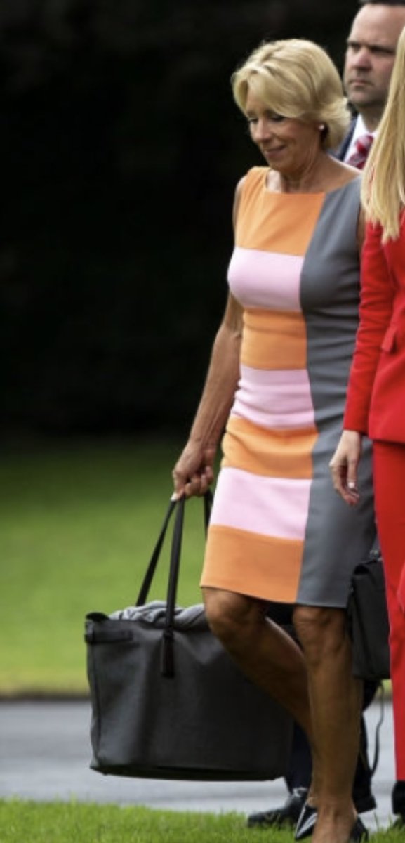 A pornography thread of Trump cabinet members with their luggage. 2) Betsy DeVos