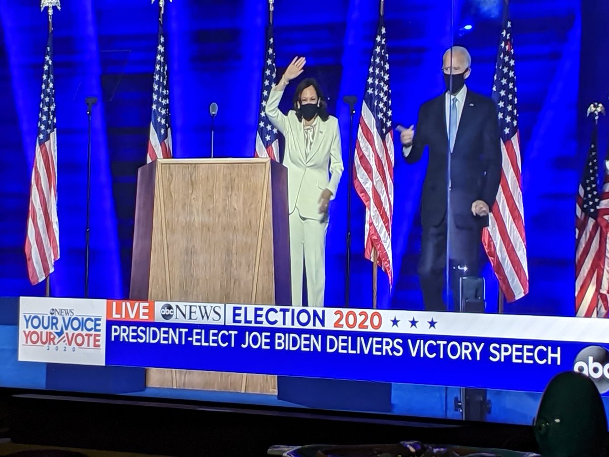 bjkingape's tweet photo. "To marshall the forces of science" -- @JoeBiden speaking now. #science #BidenHarris2020 https://t.co/ax7AuK7NuQ