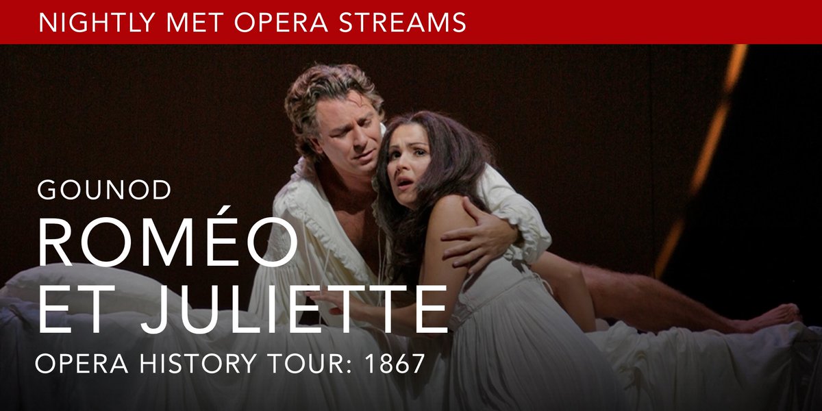 MetOpera's tweet photo. 1/ In tonight’s Nightly Met Opera Stream, @AnnaNetrebko and @roberto_alagna star as Romeo and Juliet. Available November 7 at 7:30PM ET until November 8 at 6:30PM ET.

📸 Ken Howard

Watch: https://t.co/r7JOjR1i1d https://t.co/6fByTPAciO