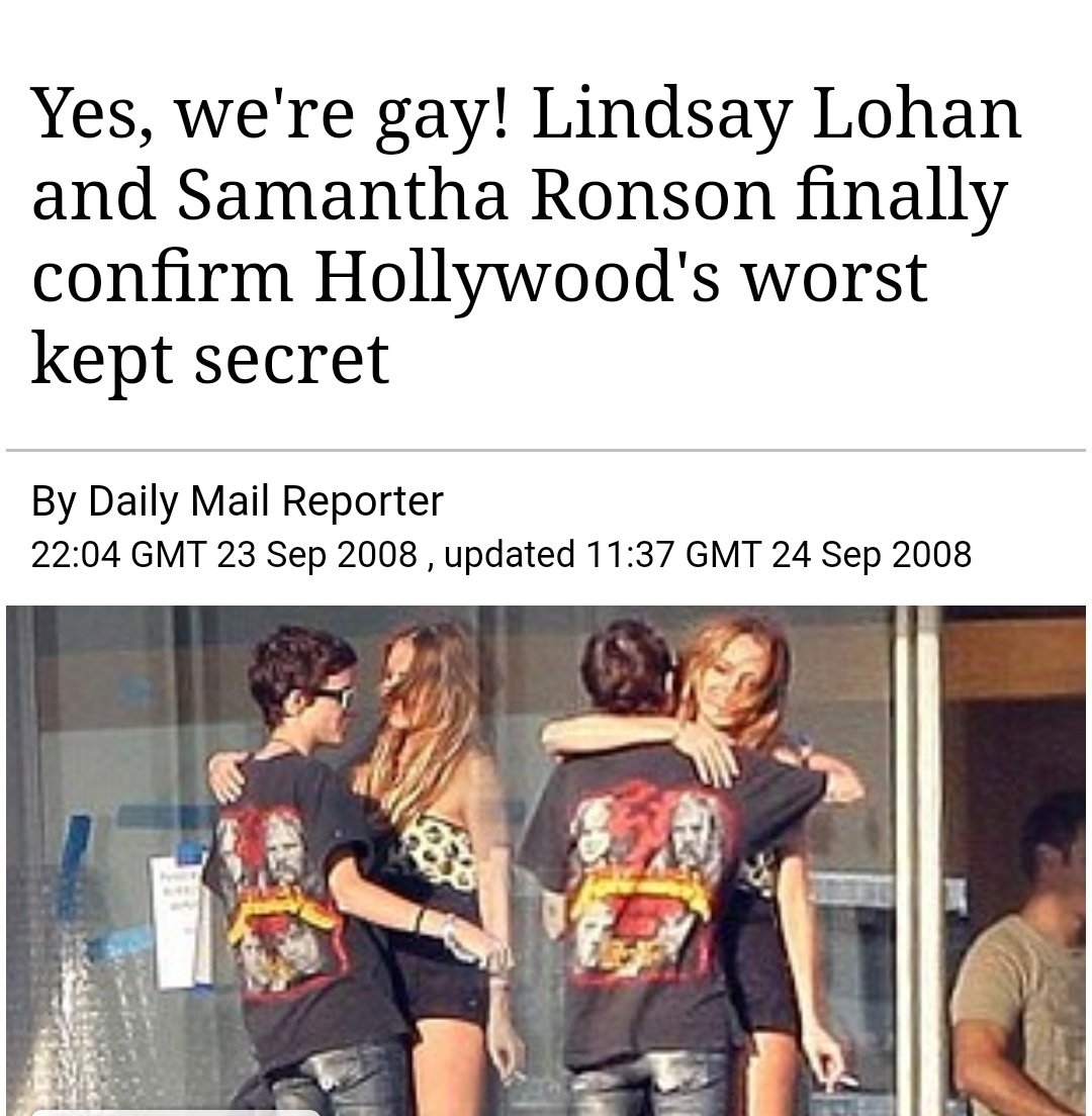 Lindsey Lohan: gay