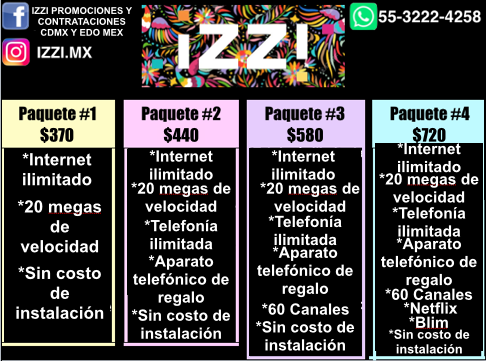 mx_izzi's tweet photo. Si quieres conseguir las mejores promociones y contrataciones visita nuestro grupo IZZI https://t.co/Y8XL2oFX43
Si compartes con tus amigos el grupo y te unes a el puedes conseguir increíbles promociones !
*55-3222-4258 https://t.co/gRwJrJ8Opz