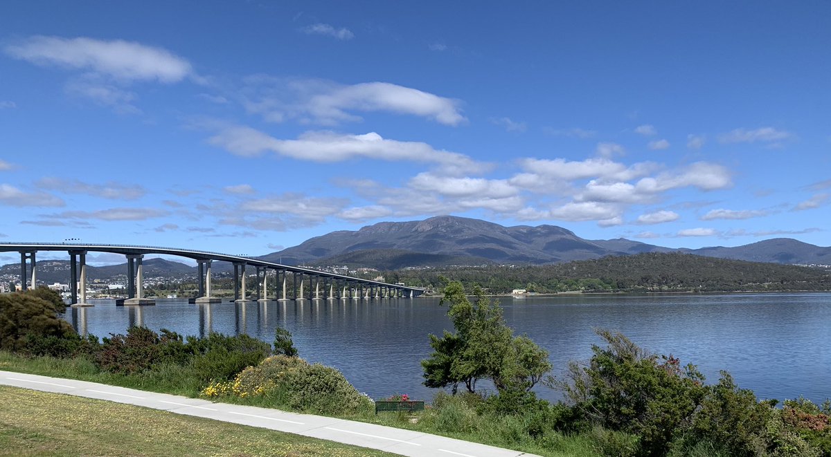 Beautiful Hobart....great its back on the grid. #openborder