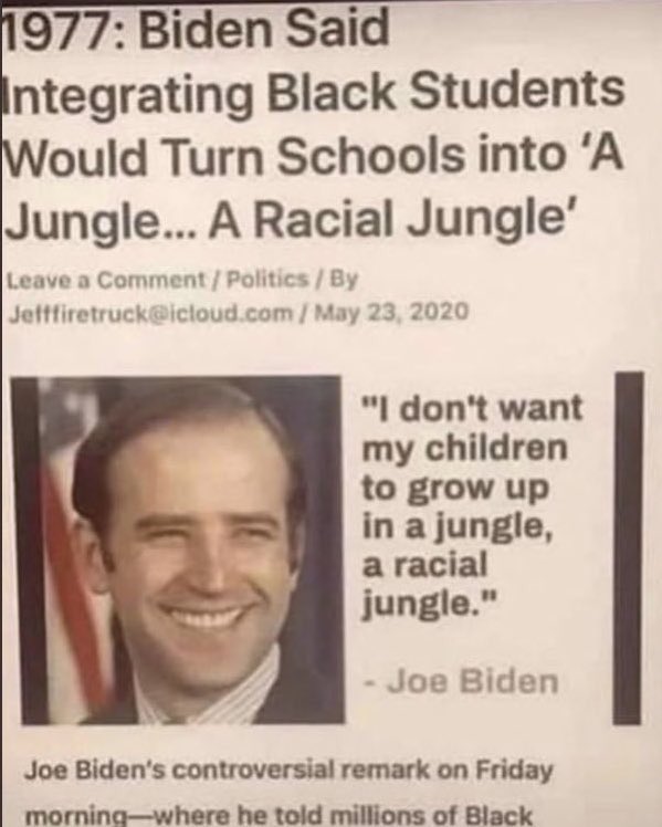 CraigH522's tweet photo. @VanJones68 Your happy about this !! Joe Biden 1994 crime bill arrested 1000s of African Americans!! He made a speech for the Kkk leader. And don’t forget this ⬇️ #KamalaHarrisVP #DemocratsForTrump https://t.co/TlTnbnwVJn