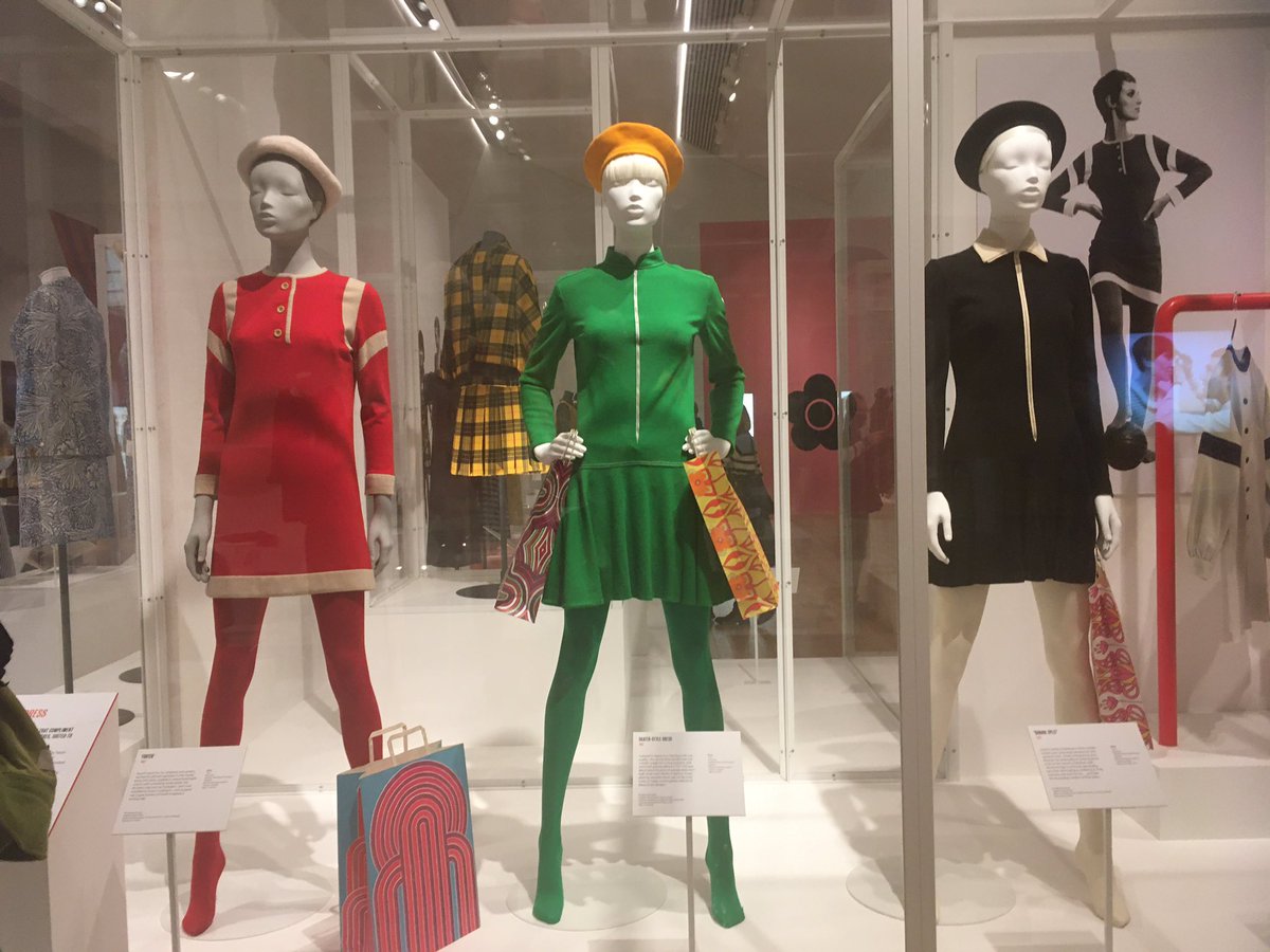 susanpmains's tweet photo. Enjoyed our visit to the Mary Quant exhibition @VADundee today. Great colour coordination and the kids had a wee play outside too. The building was looking v dramatic next to a foggy river. Nice to see student projects too. @dundeeuni #CreativeCuties #CreativeCoasts #Dundee https://t.co/grEEQKSnm2