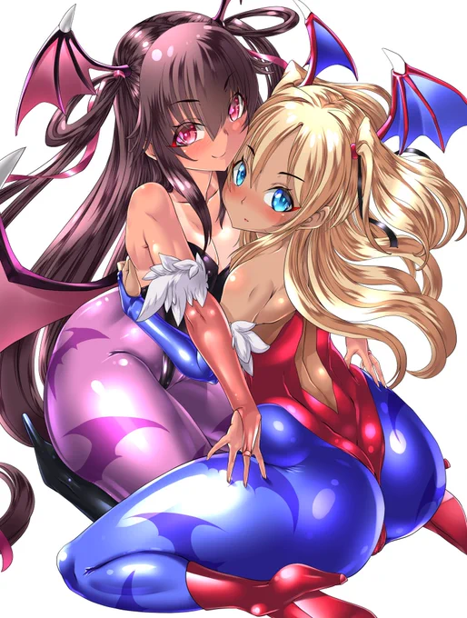 ゆきかぜちゃんと双葉ちゃんの、世界で一番有名であろうサキュバスのコスプレです

こちらもハロウィンようにと思って描いてたのですが、間に合いませんでしたorz 
