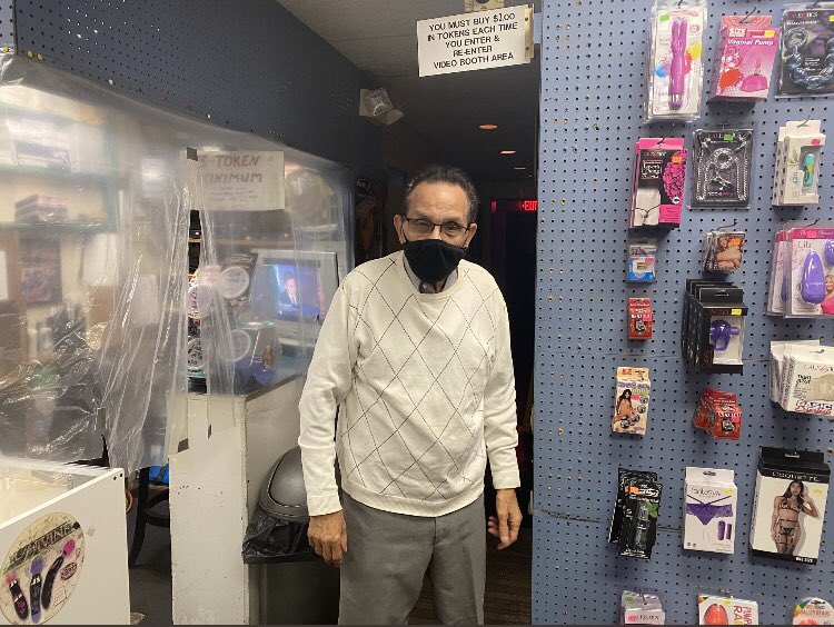 pattonoswalt's tweet photo. Let the history books note: the dildo shop next to the Trump campaign’s presser had better COVID protocols than the Trump White House. https://t.co/tR4jij9iem