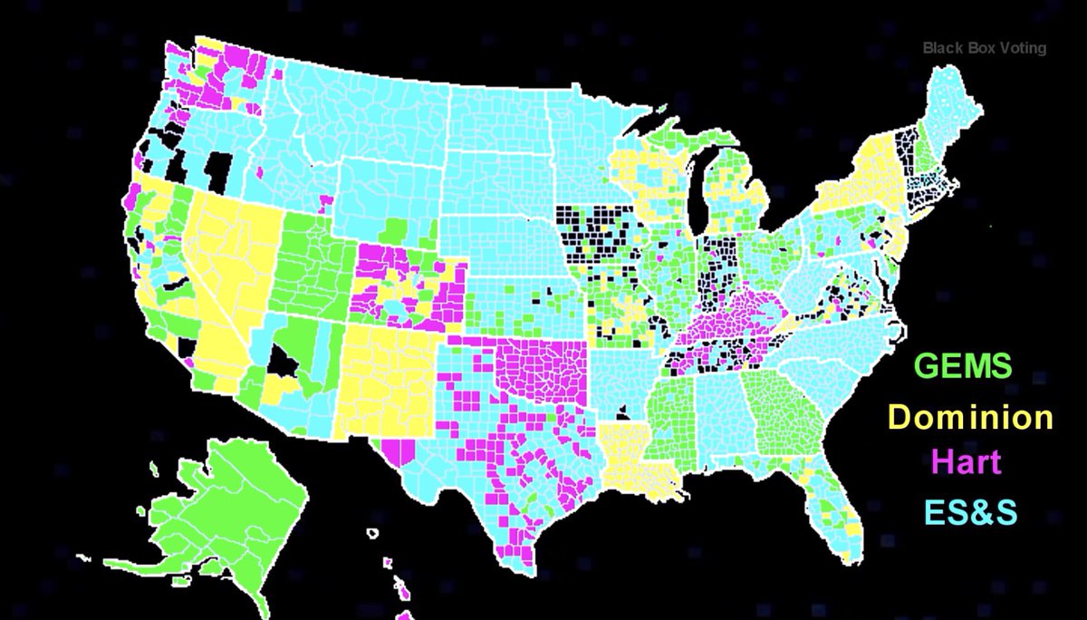 The election software system in Michigan that switched 6,000 votes from Trump to Biden is called "Dominion."It is used in 30 states including:NevadaArizonaMinnesotaMichiganWisconsinGeorgiaPennsylvaniaEvery single major swing state. EVERY. SINGLE. ONE.