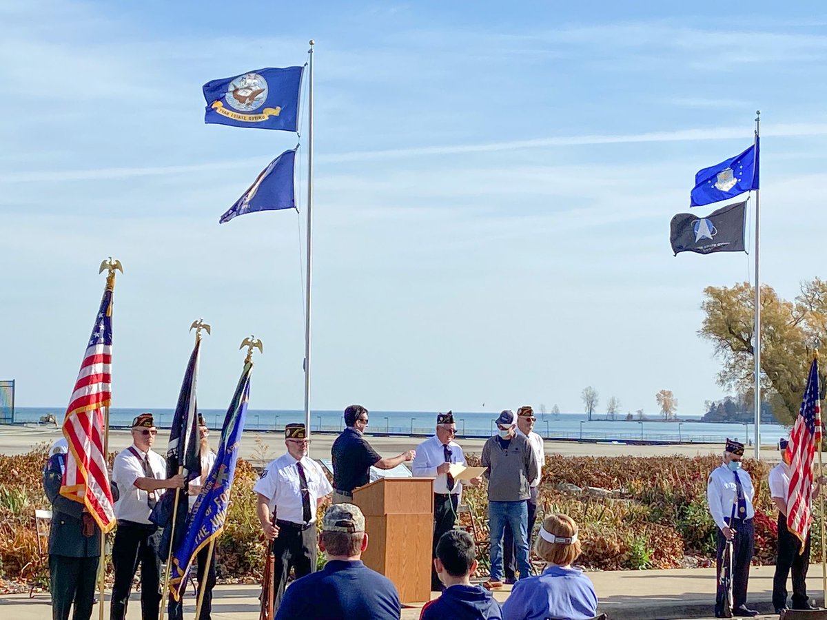 LisaCallender's tweet image. It was a beautiful day in @HarborBeachCity for the Flag dedication ceremony at Veterans Memorial Garden by HB American Legion, honoring those who have served in the US armed forces. Thank you Mike Mermuys for your service and for representing @corteva ! 🇺🇸