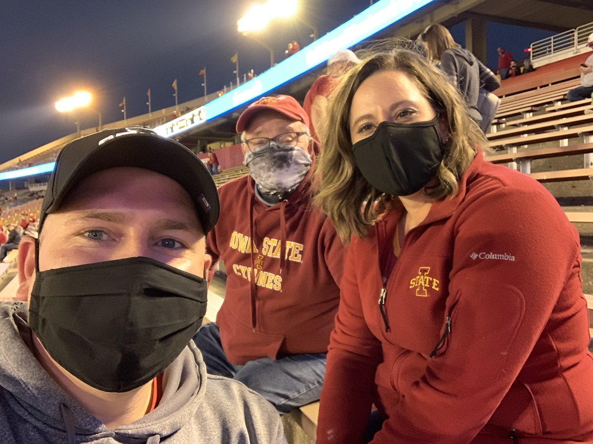 ChrisKuball's tweet photo. Family night at Jack Trice! Go #cyclones! #CycloneONEnation https://t.co/o890xE8TRQ