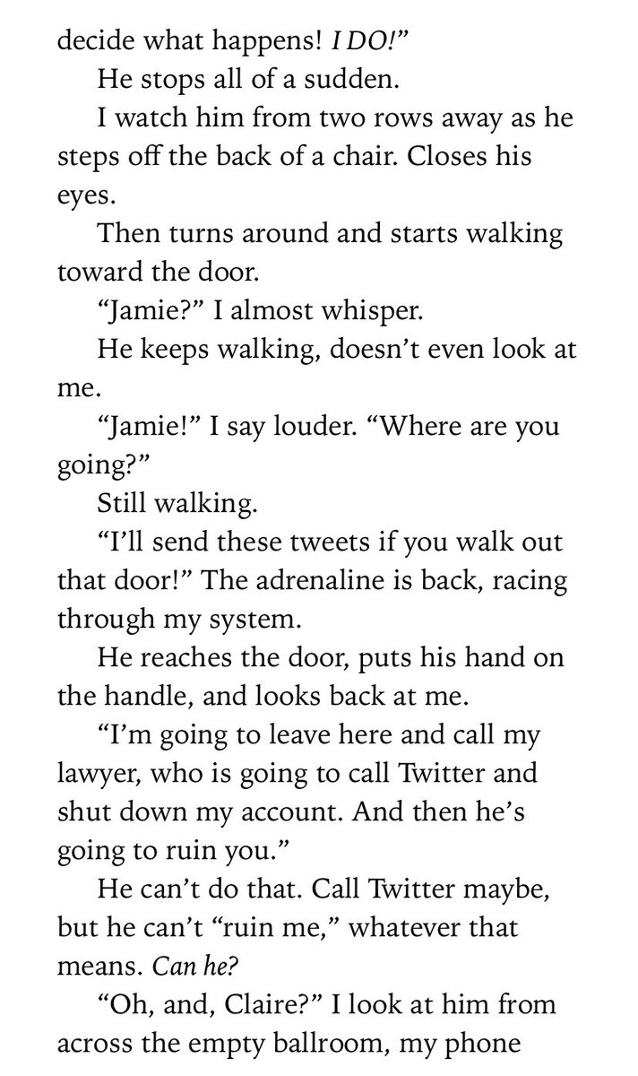 obsessed with the guy chasing this little freak through rows of chairs while saying all this shit. this whole book reads like an epic and then everybody clapped tumblr post this is so insane