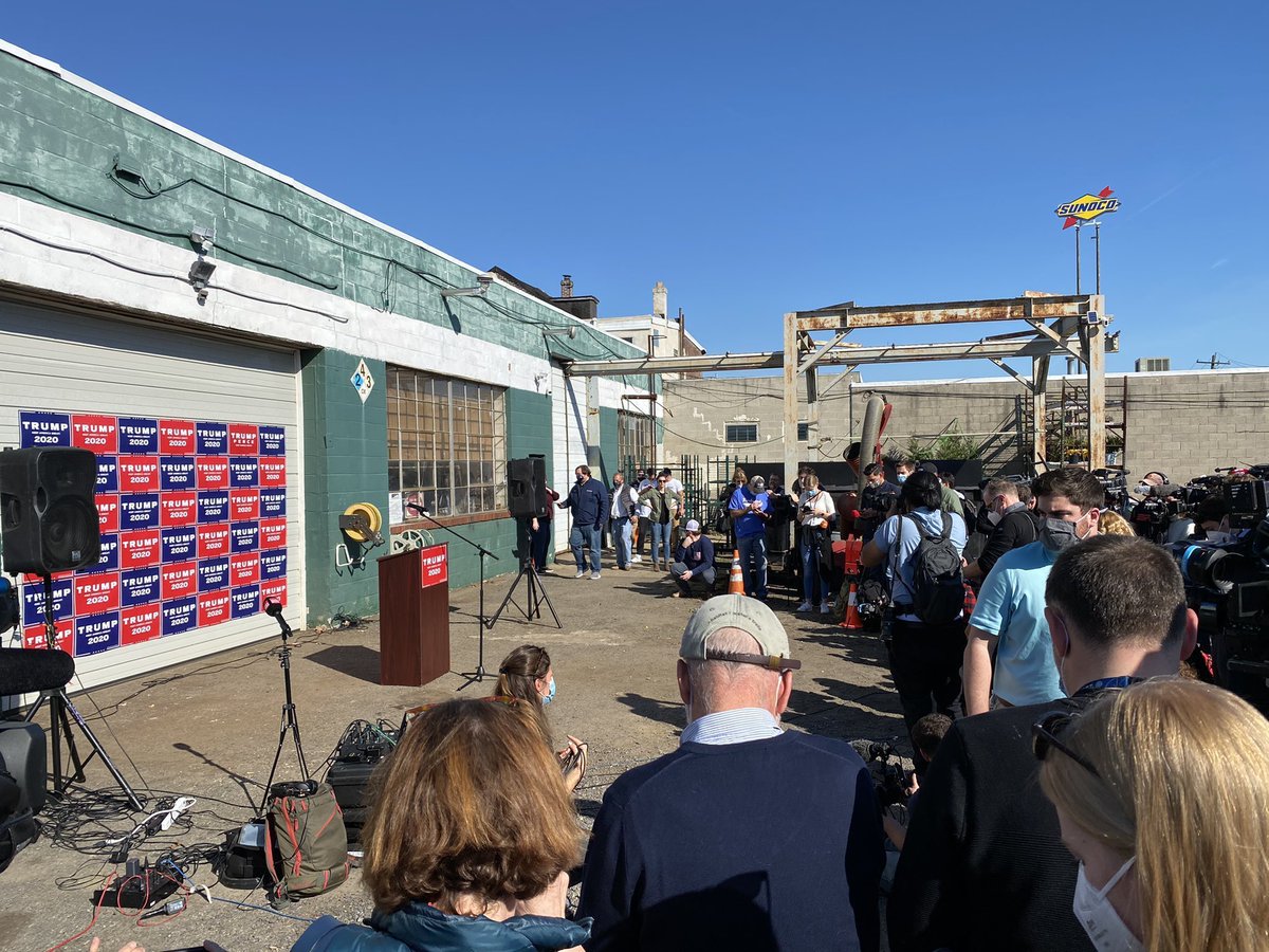 The Trump campaign accidentally booking a press conference at something called Four Seasons Total Landscaping in Philadelphia instead of the Four Seasons hotel they intended is such a perfectly dysfunctional way for this to end. The writers really outdid themselves.