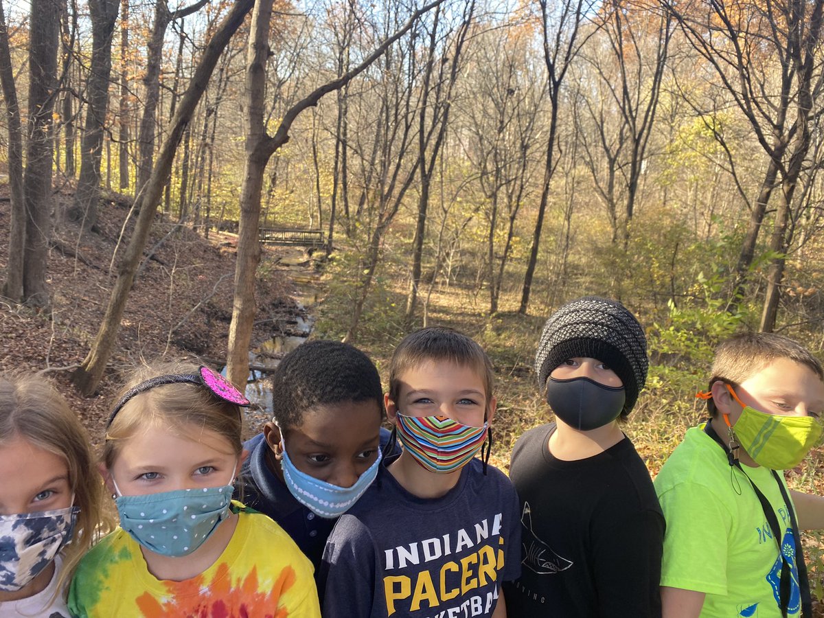 Friday hike. Tree identification. Fresh air! #zcsstrong