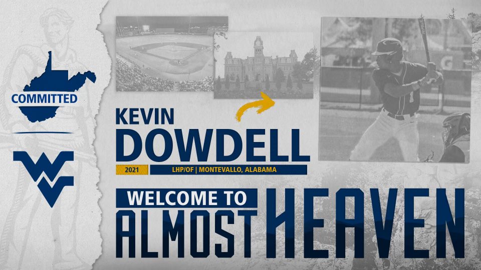 With that being said I am blessed to be furthering my education and baseball career at West Virginia University!
Country roads take me home!!