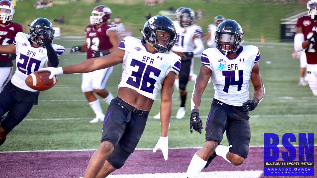 The final score between Stephen F. Austin and Eastern Kentucky University was 24-6. The Lumberjacks take the win!