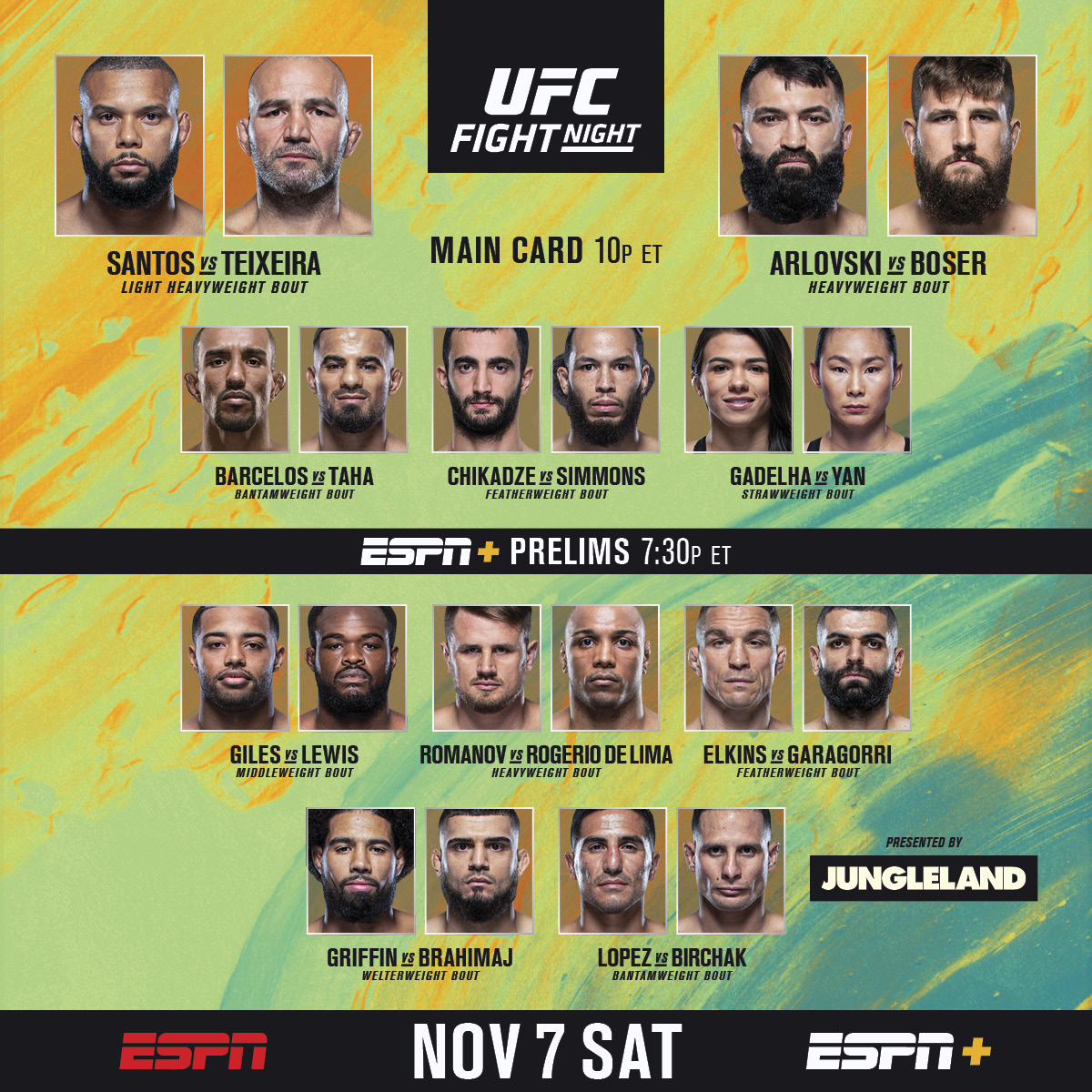 #UFCVegas13 prelims are LIVE in 30 minutes on <a href="/espn/">ESPN</a>+