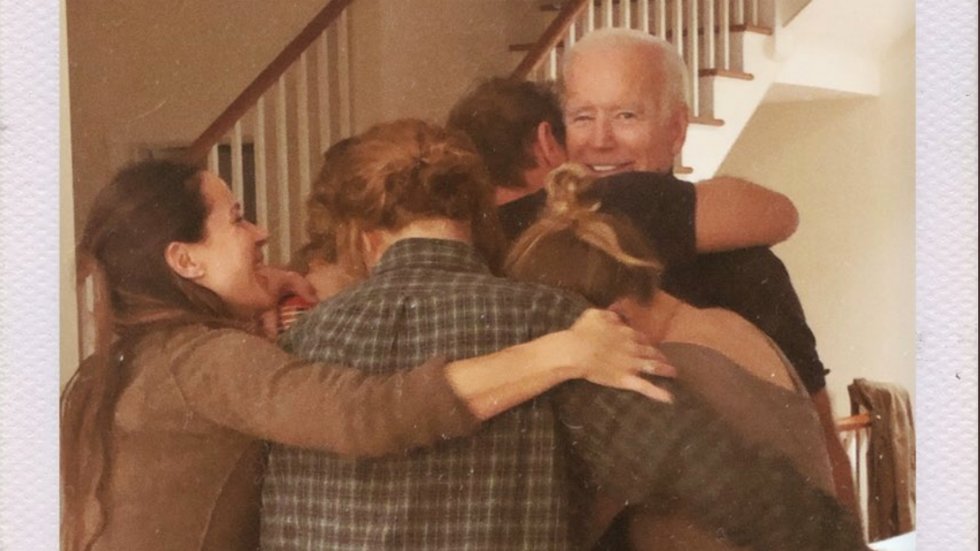 thehill's tweet photo. Naomi Biden shares family group hug after grandfather's election win https://t.co/MLEnG6Aelh https://t.co/FYcZmT7wni