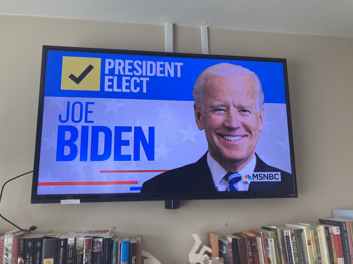 TanjaKari's tweet photo. For the sake of democracy, humanity, equality, unity,sanity... this is what we’ve prayed for. ⁦@JoeBiden⁩ ⁦@KamalaHarris⁩ https://t.co/CBxv3CtyqN