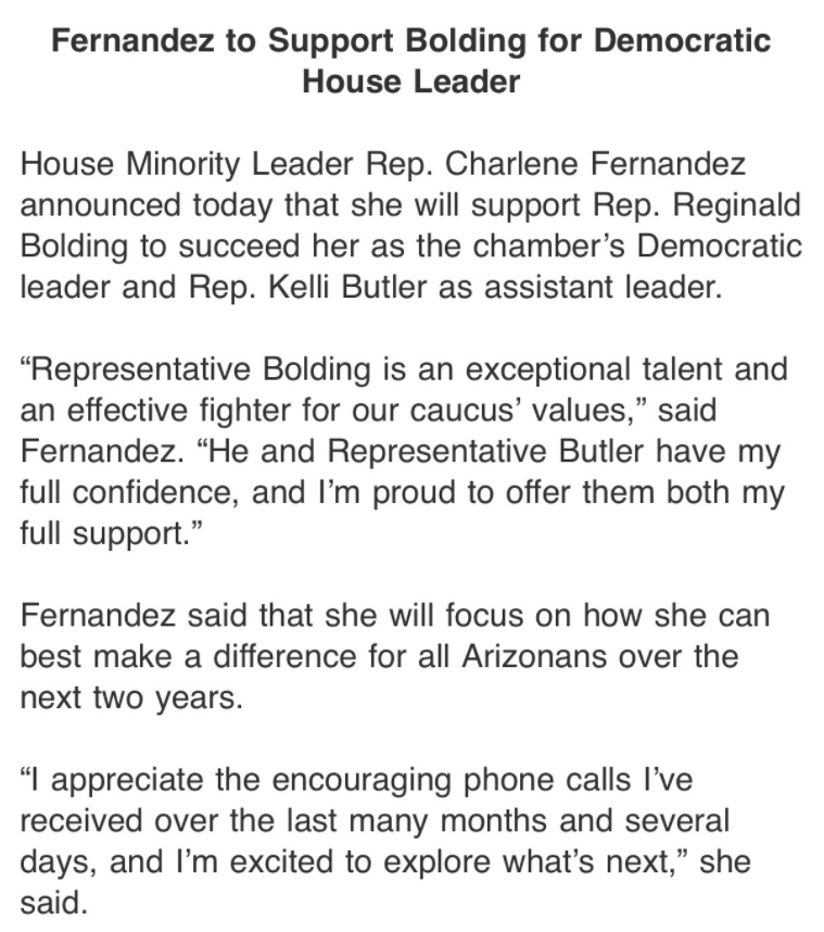 brahmresnik's tweet photo. JUST IN Leader of Arizona House's Democratic minority steps aside after Dems fail to gain the 2 seats that would have given them control. Historic spending on Dem campaigns but nothing to show for it https://t.co/qpdKRHc566