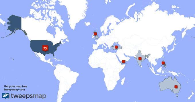 My followers are in USA(77%), Turkey(4%) Get your free map https://t.co/XOIbOOm6LE https://t.co/SoYX<a href="/tag/newprofilepic"class="tags"><span>#newprofilepic</span></a>