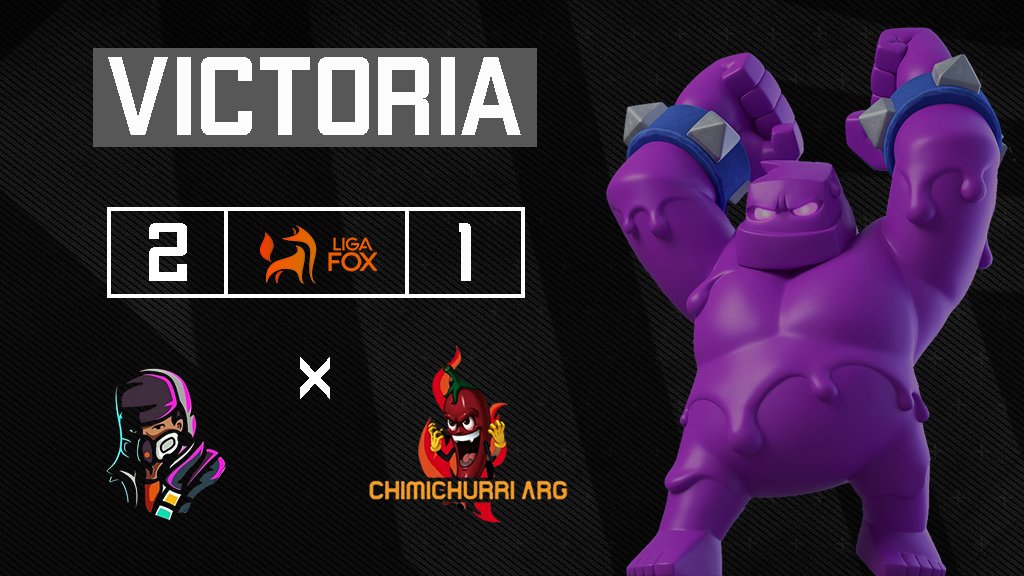 | #ClashRoyale |

¡Victoria!. Aunque se nos complicó al principio pero remontamos la partida al final.

🏆 <a href="/LigaFox/">Liga Fox 🦊</a> 
🆚 <a href="/ChimichurriArg/">Chimichurri Arg 🇦🇷 #VamosChimi 💯</a> 
👑 <a href="/Roman10CR/">#Roman#</a> MVP