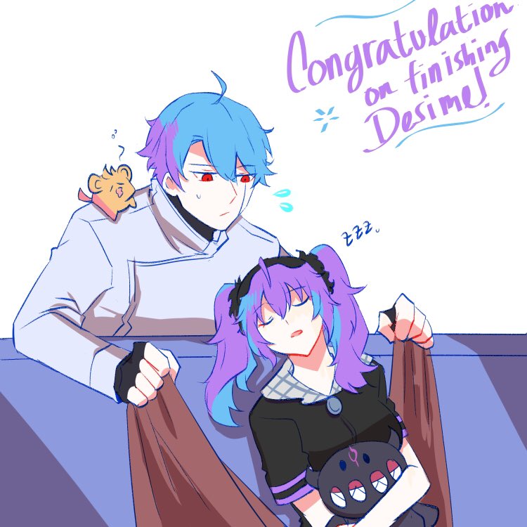 lunaria_co's tweet photo. Selamat atas tamatnya desime! Dari dulu ingin gambar para dosa dan iblis barengan ✨ @Deruuyo_2 https://t.co/qzth14rYLY