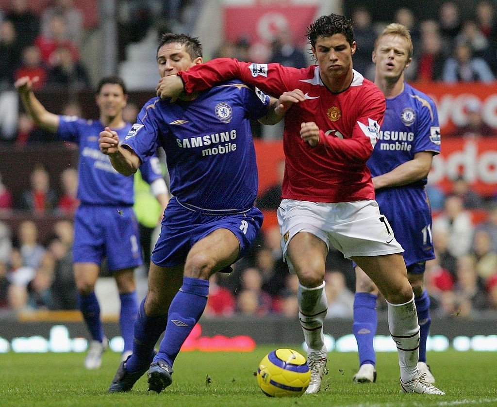 TCR. على تويتر: "📸 Young Cristiano Ronaldo dribbling past Frank Lampard.… "