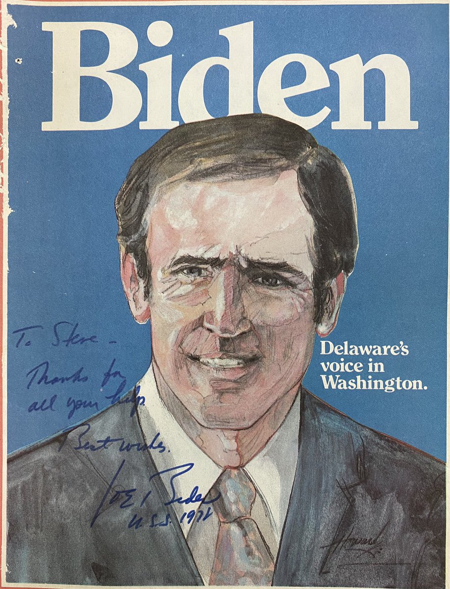 Congrats to President-Elect Biden &amp; Vice President-Elect Harris for their historic win! So many firsts, including Mr. Biden will now be the first President from Delaware, my home state. I volunteered for his 1978 Senate campaign, &amp; have admired his service &amp; leadership since.