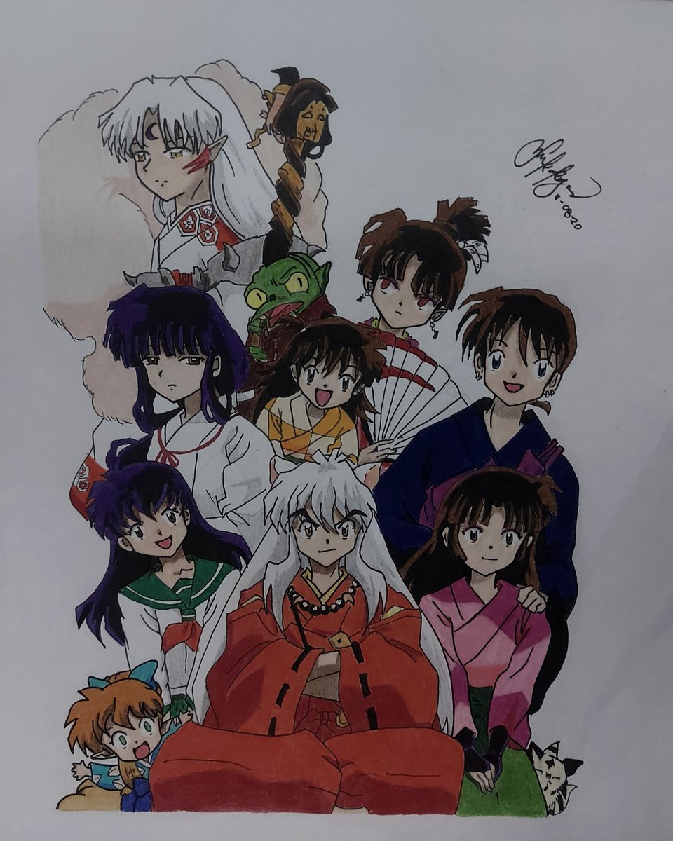 KatEnConnect's tweet photo. Done., Group Inuyasha โบ
#inuyashaanime #inuyashamanga #inuyasha #kagome #sango #miroku #kikyo #sesshomaru #inukag #anime #animefanart #animedrawing #animeart #animegroup #animecouple #animesketch #animelover #manga #mangadrawing #mangareader #sketch #coloredpencil #prismacolor https://t.co/ZBGdSNisCe