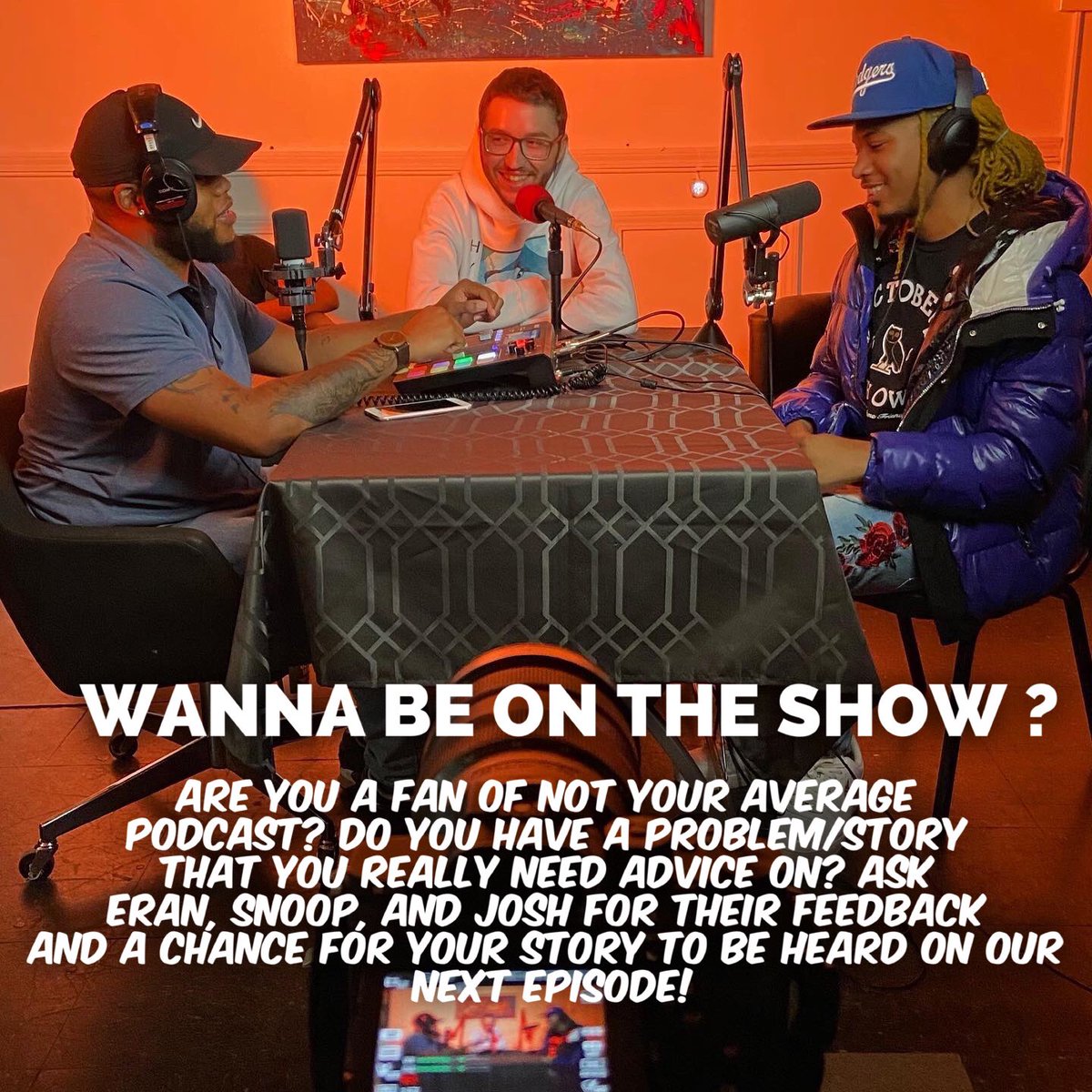 NOW ACCEPTING STORY SUBMISSIONS 🚦 Write a story on a problem you’re going through and we’ll give advice/feedback on our show! 

Click HERE: allmylinks.com/nyapchicago1 
Tap “Be On Our Show “
Submit your story
Be on the Lookout 👀