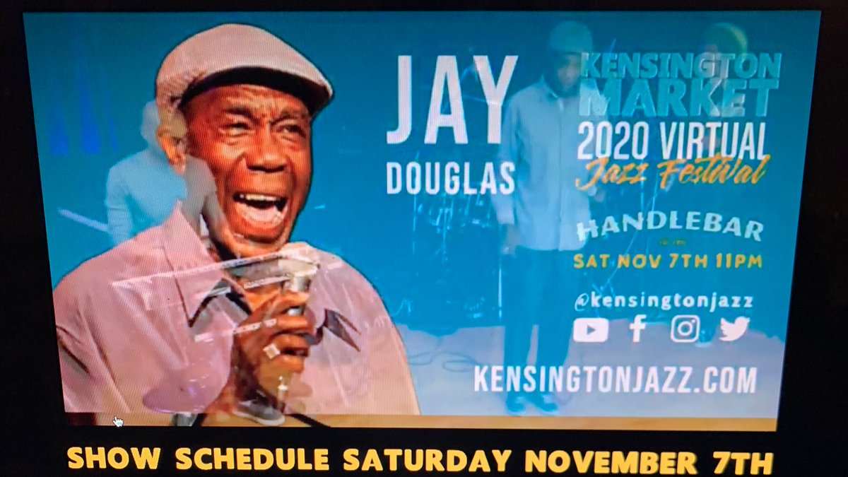 “Music: the international language of joy.” - Jay Douglas 🎶🎶👍 @JayDouglasMusic @kensingtonjazz @celineopeterson @garveyschild @OMEAAmplify2020 . . . . #kmjf2020 #kensingtonmarket