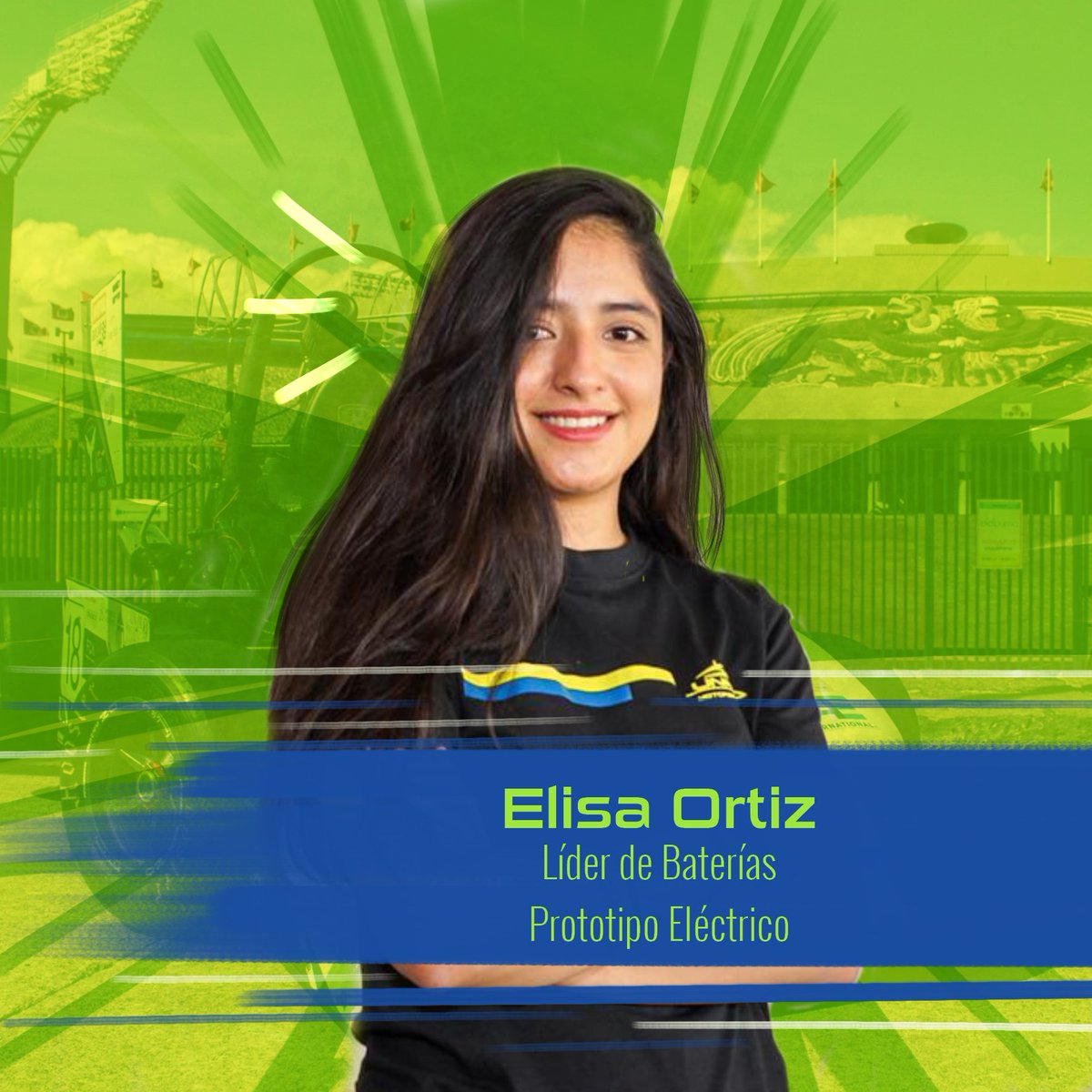 UNAMMotorsports's tweet photo. ¿Sabías qué...?

Elisa es nuestra líder de Baterías del EV en esta Temporada 2021.

#SeComo Eli y forma parte del equipo

#NeverStop #UNAM #Motorports #FSAE #AprenderHaciendo #EscuderiaUM #GOYA #MujeresEnLaIngenieria https://t.co/hnfCnAukZu https://t.co/JDDQsB3r50 https://t.co/98bwapI4Ri