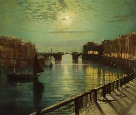 frome_maude's tweet photo. #BramStoker, author of #Dracula, was born on 8th November 1847 in Dublin. A holiday in #Whitby proved his inspiration &amp; part of his novel is set there - it is where Dracula lands.
Images: views of Whitby Harbour in the late C19th by John Atkinson Grimshaw #Victorian #Gothic #art https://t.co/IRBg0CiG9i
