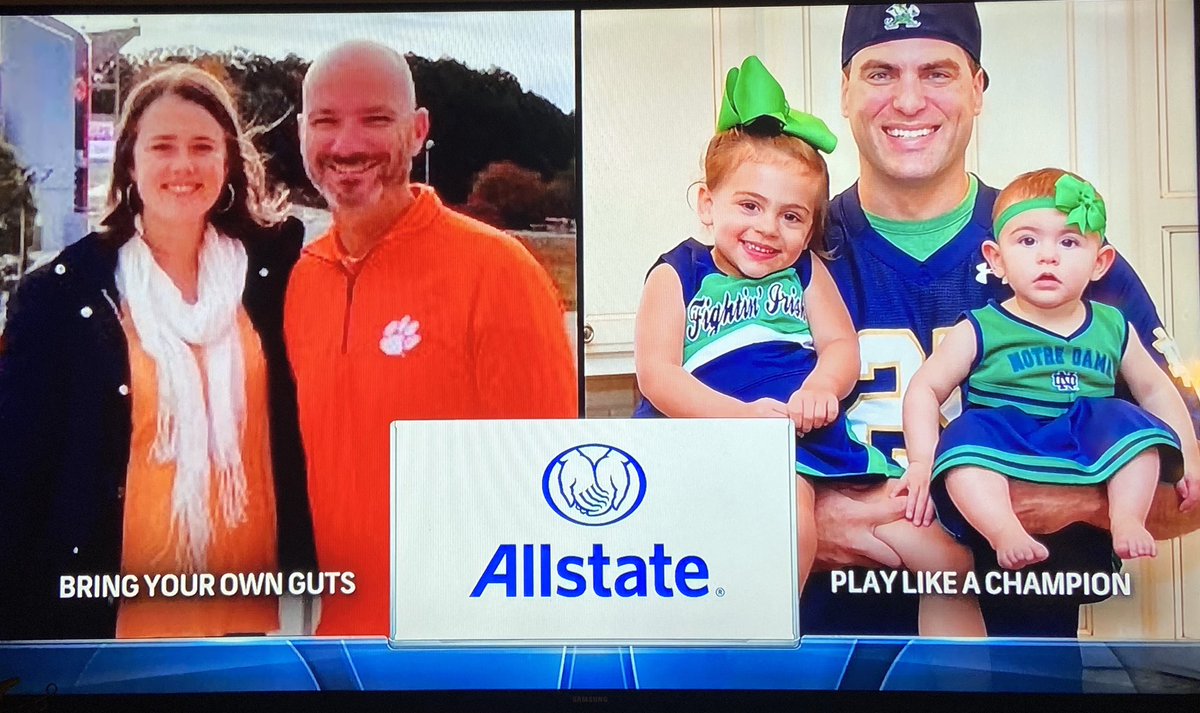 Look who showed up on my TV screen during the Clemson game tonight! <a href="/GCS_HS_Rhymer/">Scott Rhymer</a>