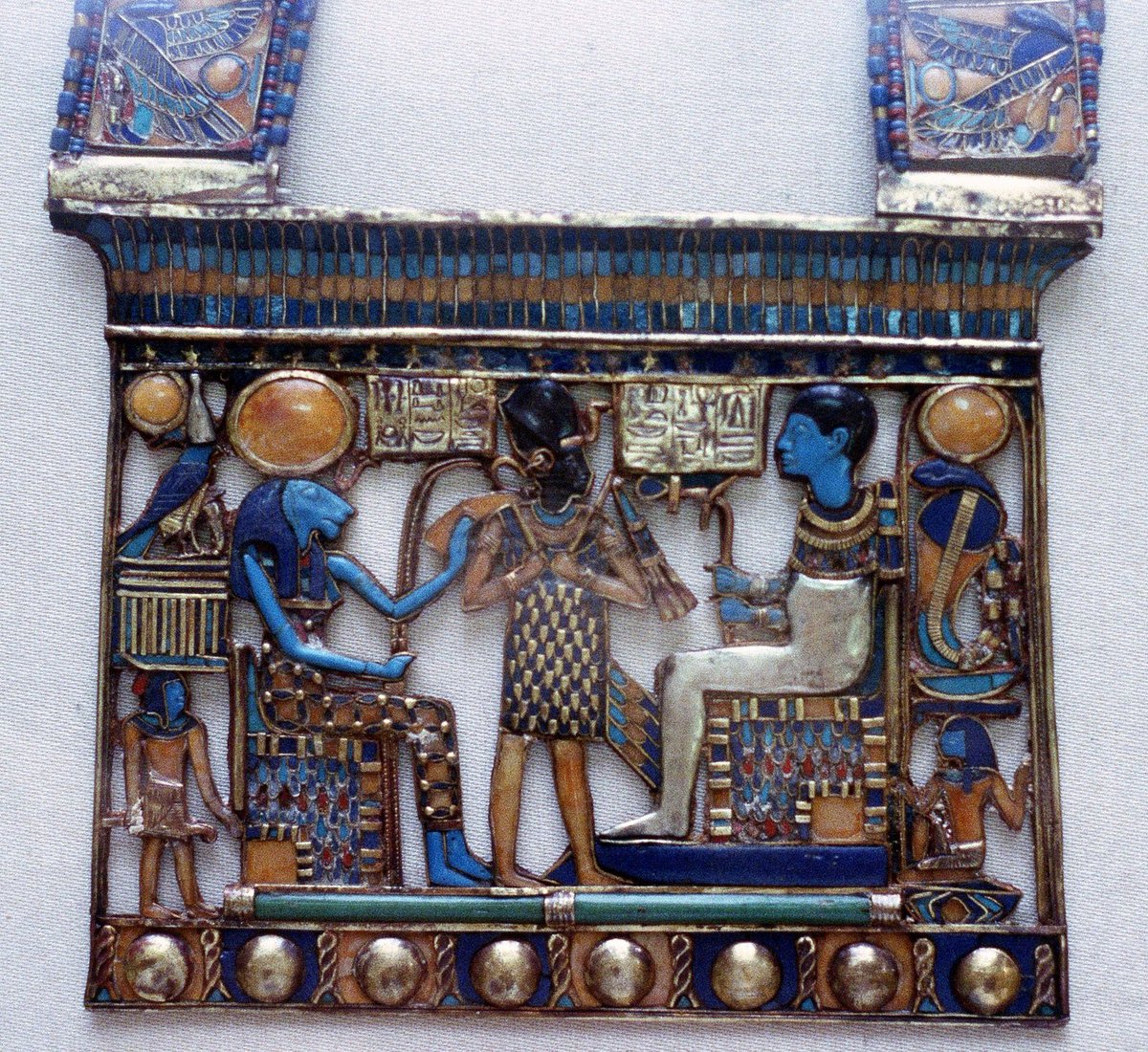 Ancient Egyptian jewelry and its connection towards ancient Afghanistan.In ancient Egypt, lapis lazuli was a favorite stone for royal amulets and ornaments.Lapis lazuli has been mined in what is today Afghanistan and exported to the rest of the world since the Neolithic age.