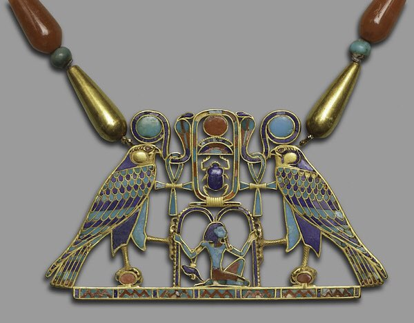 Ancient Egyptian jewelry and its connection towards ancient Afghanistan.In ancient Egypt, lapis lazuli was a favorite stone for royal amulets and ornaments.Lapis lazuli has been mined in what is today Afghanistan and exported to the rest of the world since the Neolithic age.