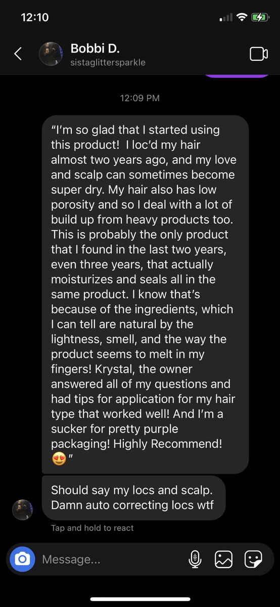 1st Customer Review!!! Curls 4 Us The Love Is Real! And my product is Amazing Come Shop!