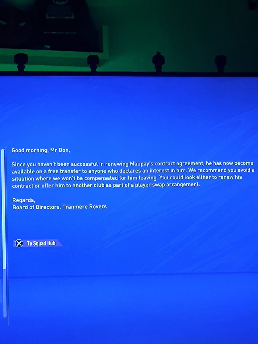 conorevans32's tweet image. @EASPORTSFIFA So this needs patching. I signed a player on 1 year deal and I cannot renew the contract! Its saying I have only just signed a contract with them. Please sort this out EA !! #PatchNeeded #FixThis #CareerMode #ContractPatching