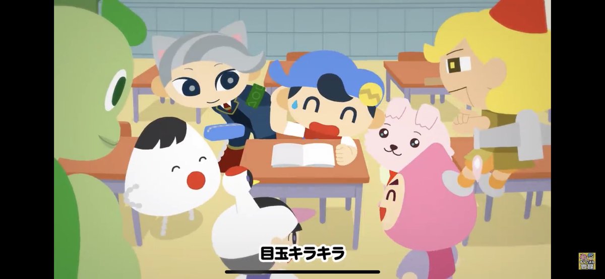 めちゃくちゃかわいくない!?!?二枚目の春雨知恵熱の口ωじゃん つる公もかわいい 