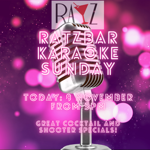 #RatzBar
#KaraokeSunday
See your there!