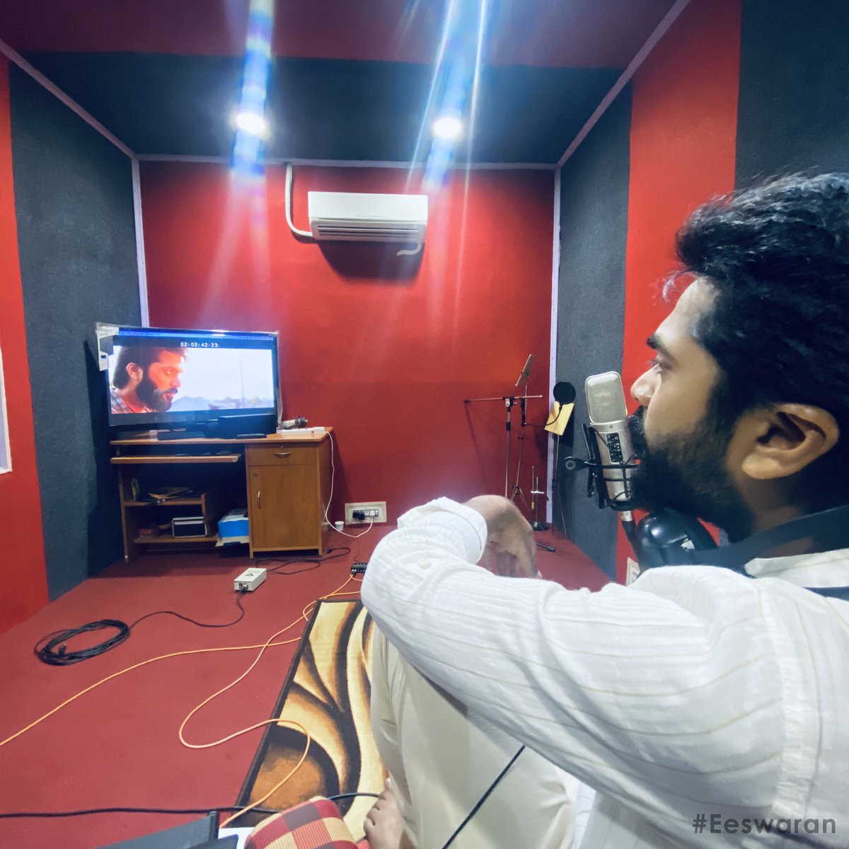 Finally done with #Dubbing for #Eeswaran 

#Thankful #Greatful & #TrulyBlessed 

#SilambarasanTR
#Atman #STR