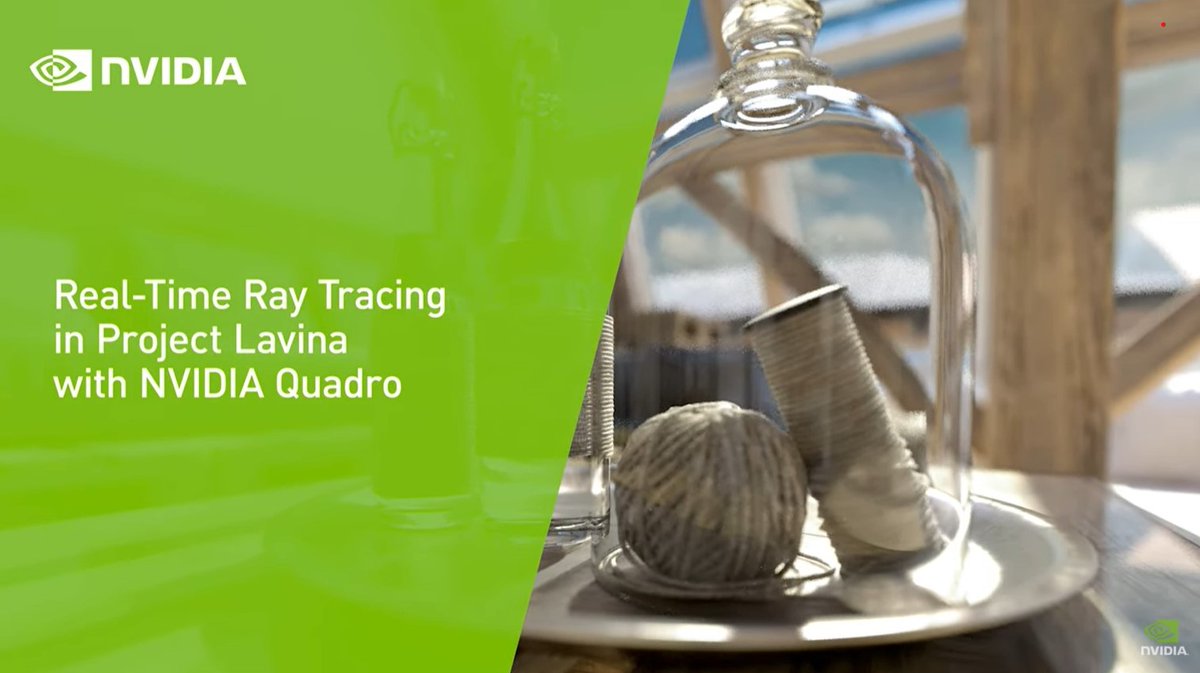 ChaosGroup's tweet photo. Our friends at @nvidia put together an awesome demo of #ProjectLavina using their new @NVIDIACreators RTX A6000 #GPU. Click here: https://t.co/FeDnFqGnET #RTXon #GTC2020
▫️▫️▫️
Download Project Lavina beta & test today, click here: https://t.co/lAC9xyMhmb https://t.co/DAdouz7bDF