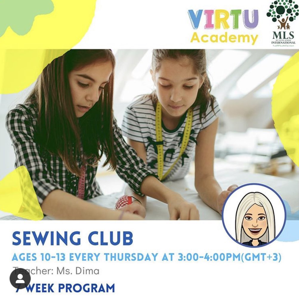 MLSIntSchool's tweet image. New After-Schoo Virtual Workshops starting soon! For more information on enrollment, please email virtu@mls.com.sa.