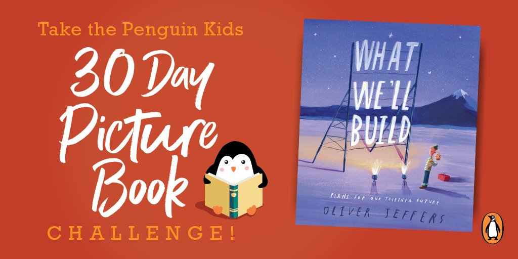 On Day 7 of our 30 Day Picture Book Challenge, we read a book that makes you imagine Our pick: WHAT WE'LL BUILD by  @OliverJeffers More here:  http://bit.ly/WhatWellBuild 